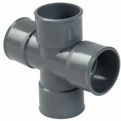 Croix PVC 87 Degré 30 (90 Degré) Femelle/Femelle, 32 NICOLL