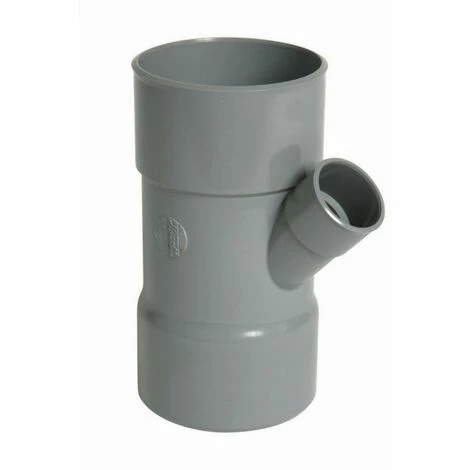 Culotte Simple NICOLL Femelle - Femelle 45° PVC Gris Nicoll - Ø 100/40 Mm - BT744