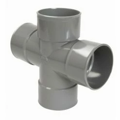 Culotte à 87°30 NICOLL Ø 100 Mm - Femelle/femelle - Double Parallèle - RT188