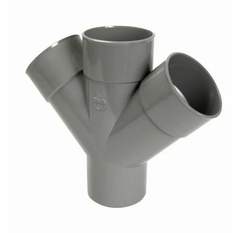 Culotte à 67°30 NICOLL Ø 100 Mm - Mâle/femelle - Double Parallèle - RT16