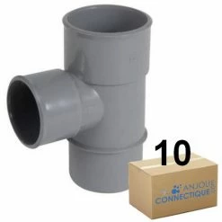 Lot De 10 Culottes Pvc évacuation Ø40 MF 87°30 - Nicoll