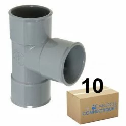 Lot De 10 Culottes Pvc évacuation Ø40 FF 87°30 - Nicoll