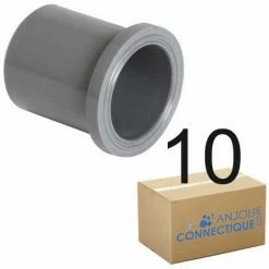 Lot De 10 Douilles Pvc évacuation MF Ø32 - écrou 33x42 - Nicoll