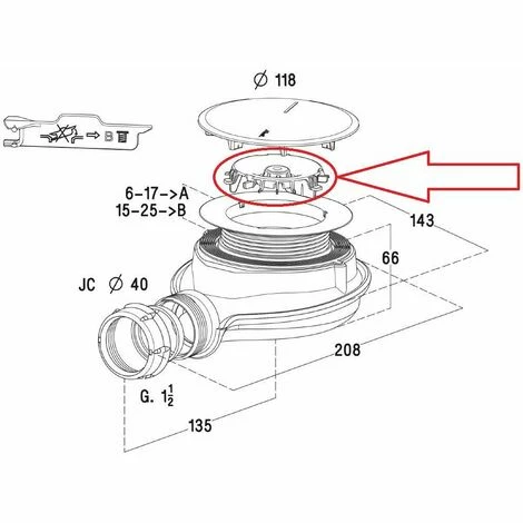 Clé Multifonction Pour Bonde Turboflow XS NICOLL – Image 3