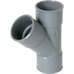 Culotte Femelle-femelle 45� - UBT144 - PVC Gris - 100 Mm NICOLL - Besoin D'Habitat