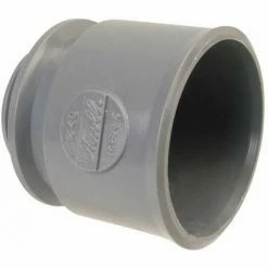 Manchette Dadaptation Femelle - PVC Gris 40 Mm NICOLL, Ref.UMFA4 - Besoin D'Habitat