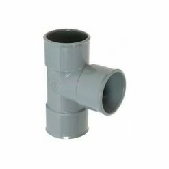 Culotte Et Embranchement Simple Femelle-femelle A� 87�30 - UBH188 - PVC Gris - 40 Mm NICOLL - Besoin D'Habitat