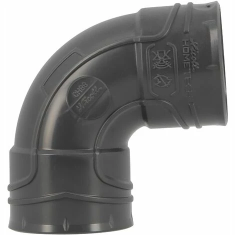 NICOLL Coude 87°30 HOMETECH Femelle Femelle Ø100 – Image 2