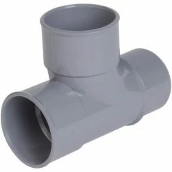 NICOLL Té Pied De Biche 87°30 PVC Mâle Femelle Ø50