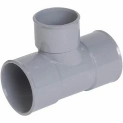 NICOLL Té Pied De Biche Réduit 87°30 PVC Femelle Femelle Ø50 Femelle Ø40