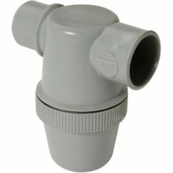 NICOLL Siphon De Parcours Gris PVC-C à Coller - Entrée Horizontale Ø32