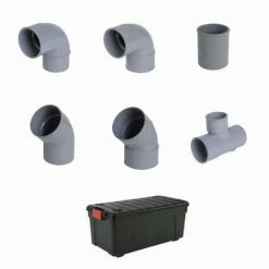 Caisse PVC Promo Raccords évacuation MF/FF-40 NICOLL - 100 Pièces - COLIS122