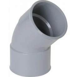 Coude PVC 45° FF 80 Nicoll -NF-