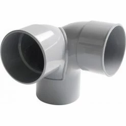 Coude Double équerre MF Ø100 Nicoll