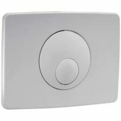 NICOLL Plaque De Commande Blanche Boutons Ronds Pour Bâti HAPPY SUPPORT