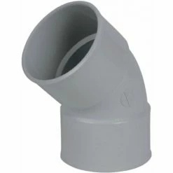 Coude 45� FF ,PVC Gris - � 32 Mm NICOLL, Ref.UCF44