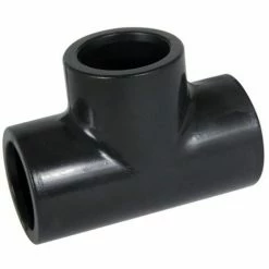 Té Pvc Pression - Femelle / Femelle - 90 Degrés - Diamètre 40 Mm - Nicoll T40f - Gris