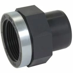 Réduction Mixte Pvc Pression - Femelle - Diamètre 25 Mm - Filetage 20 X 27 - Nicoll Rtr25 - Gris