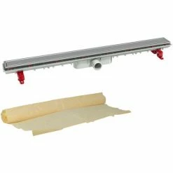 Caniveau De Douche Inox Réversible 990mm + Natte - Sicanatfh10r - Nicoll