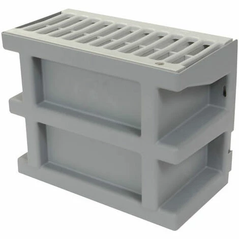 NICOLL Courette Anglaise Avec Réceptacle Gris COUR7G