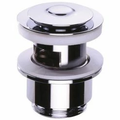 NICOLL Bonde Lavabo Laiton Automatique Rond Rentrant Cde à Main