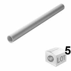 Lot De 5 Tubes PVC Blanc NF Ø32 Mm - 2 Mètres - Nicoll