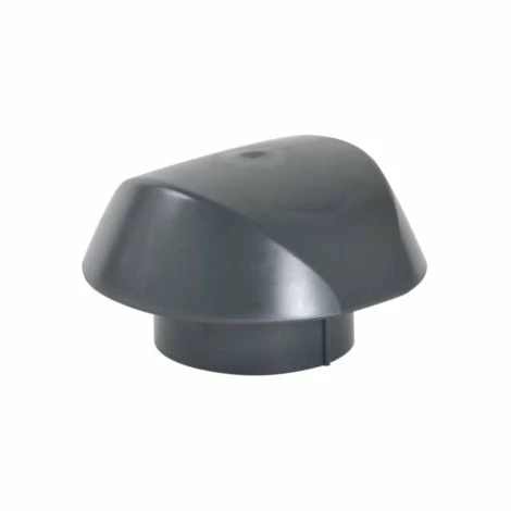 NICOLL Chapeau De Ventilation Sans Moustiquaire Ø100 Anthracite
