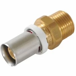 NICOLL Raccord Multicouche à Sertir Mâle Ø16-3/8 FLUXO